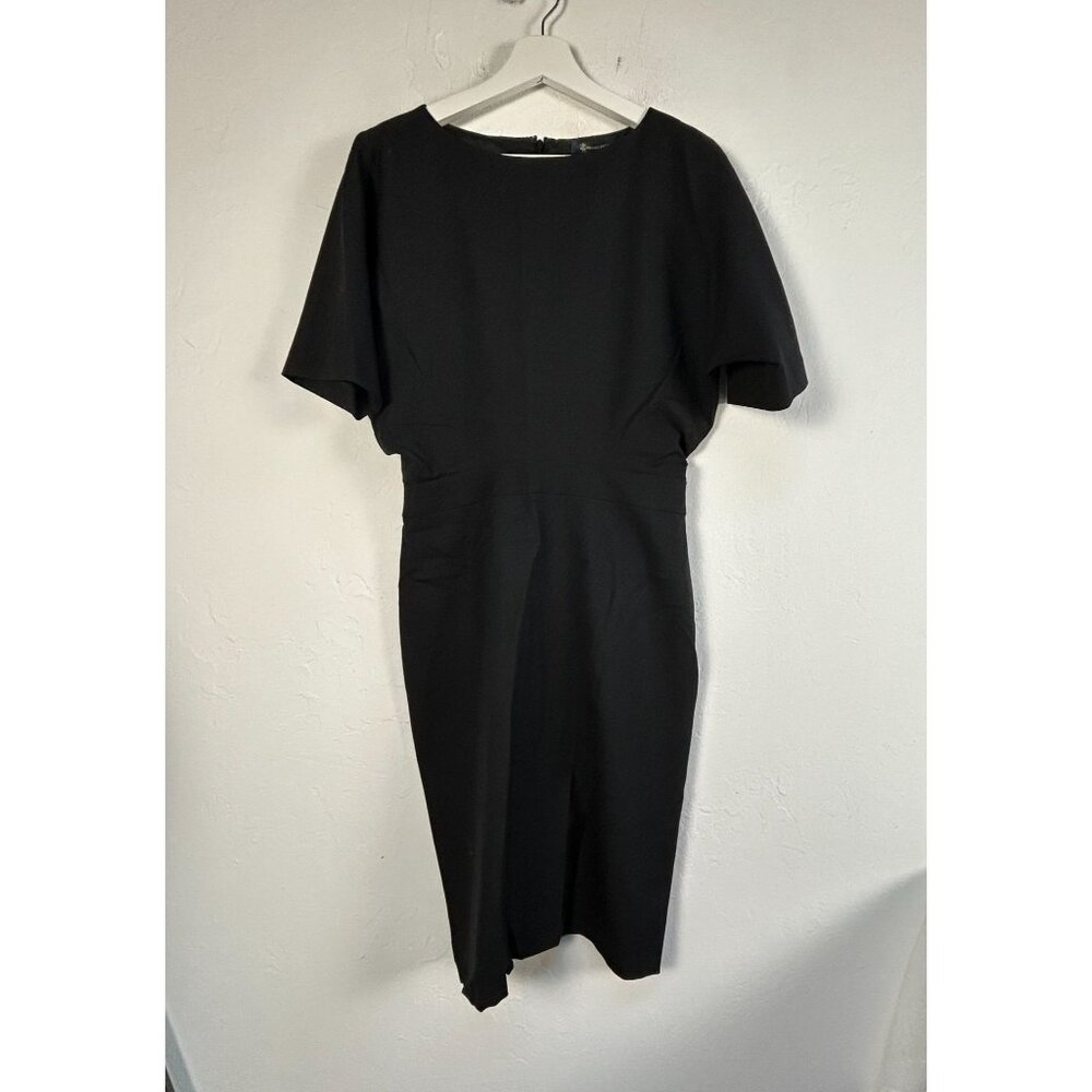 Brooks Brothers Womens Black Dolman Sleeve Shift Dress Size 4 Lined New $199
